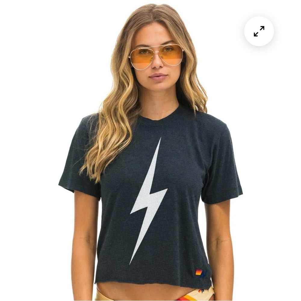 Aviator Nation Women's Bolt Boyfriend Tee